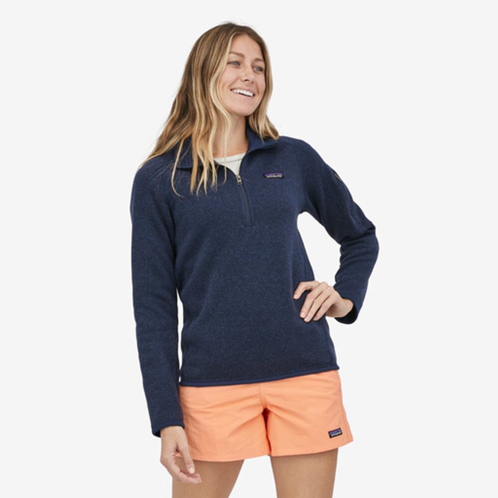 Patagonia Women's Navy Better 1/4 Zip Winter Casual Pullover Sweater Size S
